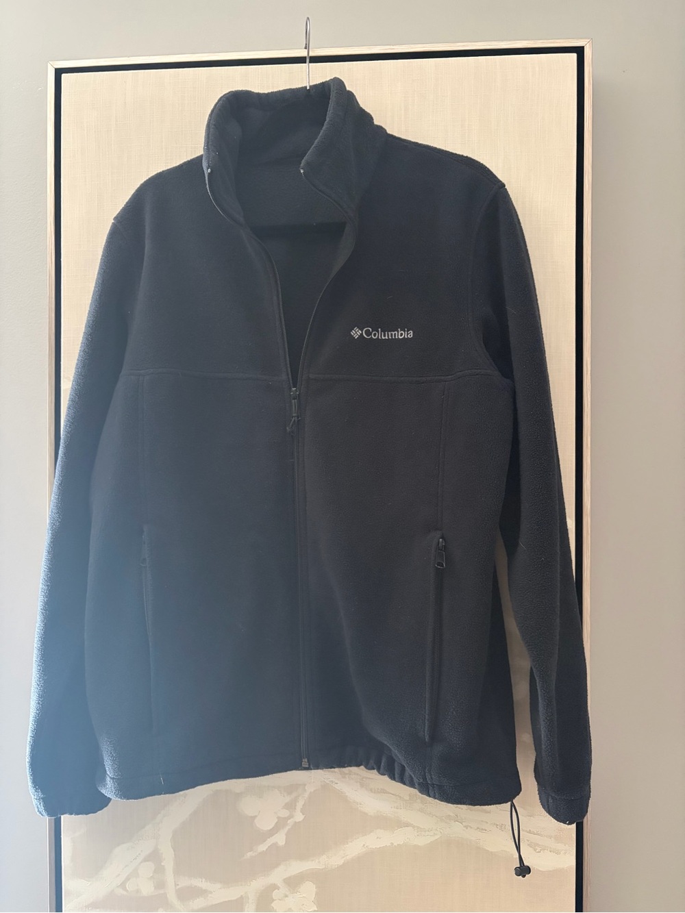 Columbia Black Lightweight Full-Zip Fleece Jacket